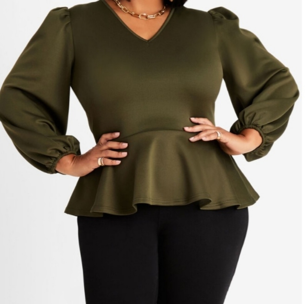 Peplum Blouse